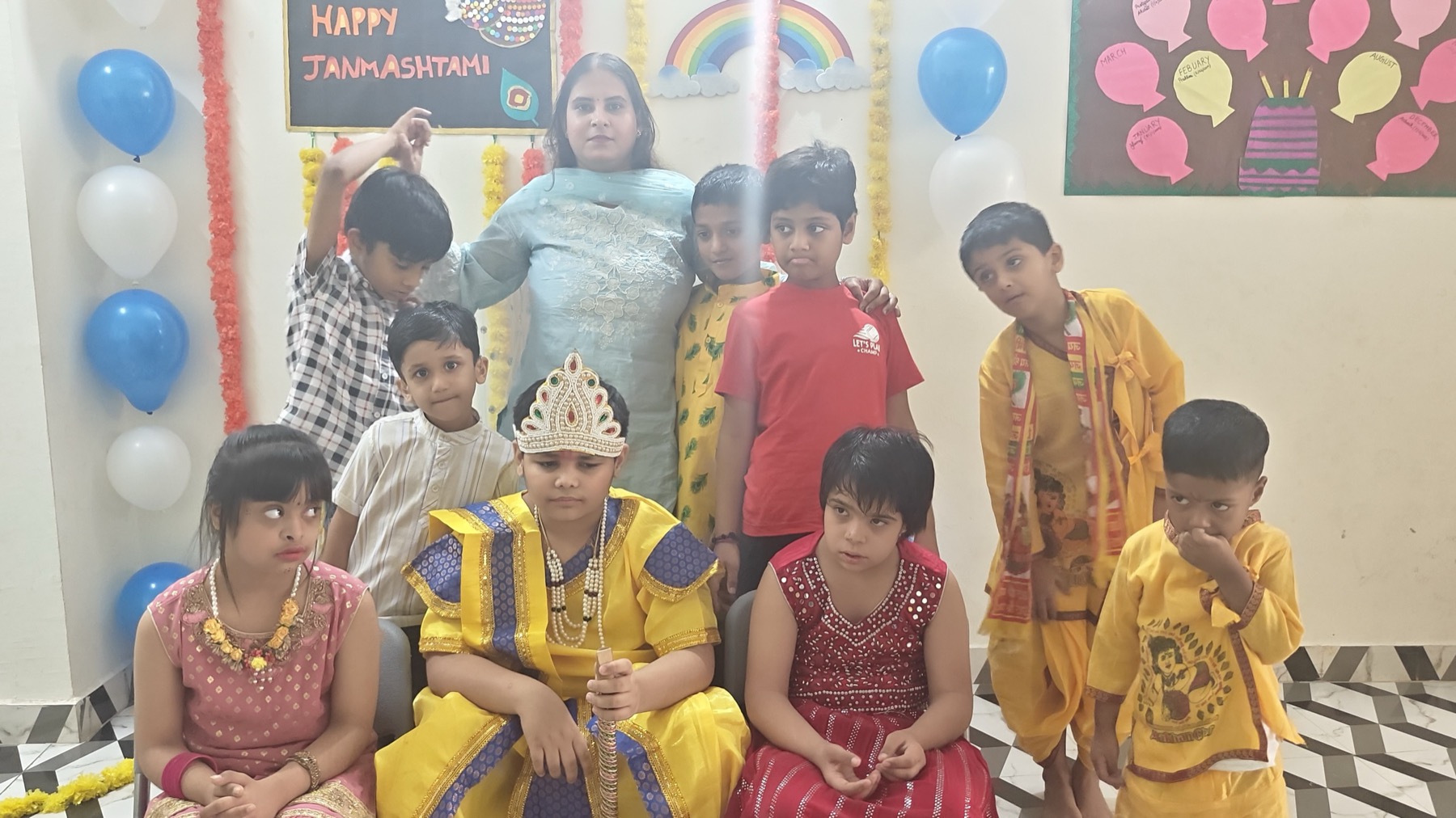 Festival gathering at the centre